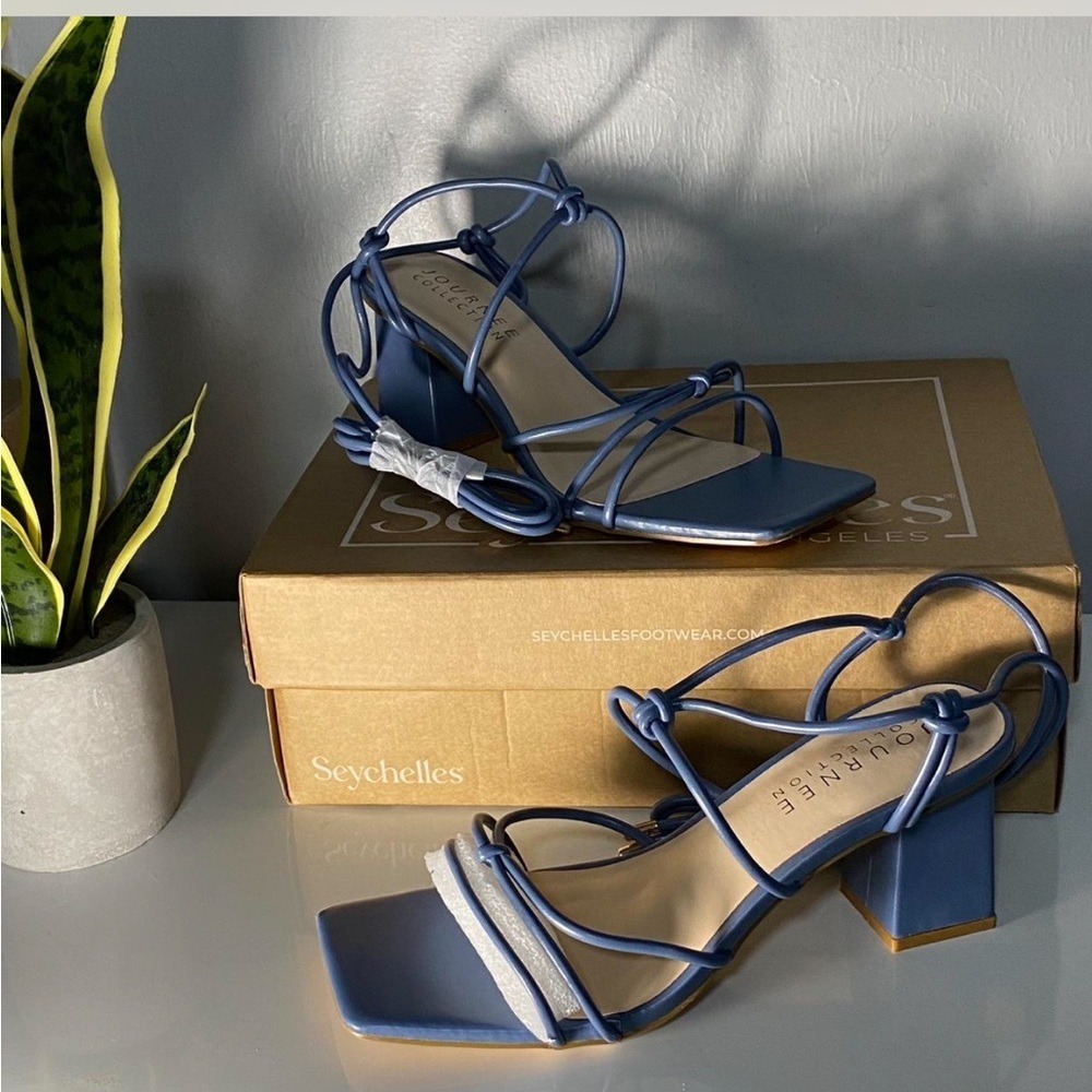 Seychelles‎ Navy Strappy Heels